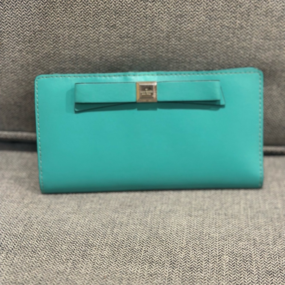 kate spade turquoise wallet